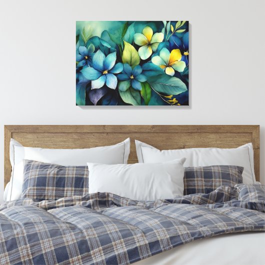 Tropical Vibe Leinwanddruck (Insitu (Schlafzimmer))