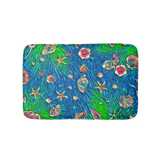 Tropical Vibes Badematte (Vorderseite)