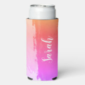 Tropical Vibes Beach Bachelorette Bash Selters Dosenkühler (Seltzer Rückseite)