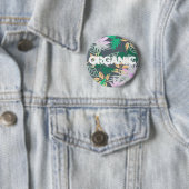 Tropical Vibes Blätter Pflanze Button (Beispiel)