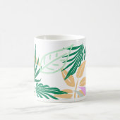 Tropical Vibes Blätter Pflanze Kaffeetasse (Mittel)