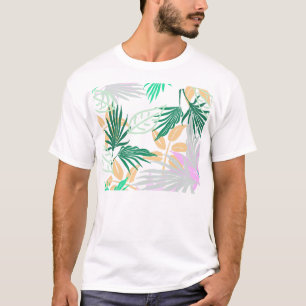 Tropical Vibes Blätter Pflanze T-Shirt