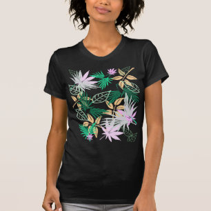 Tropical Vibes Blätter Pflanze T-Shirt