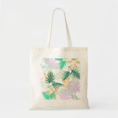 Tropical Vibes Blätter Pflanze Tragetasche (Vorne)