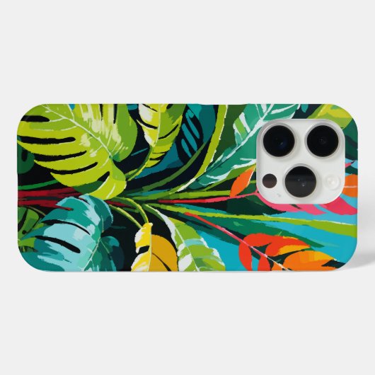 Tropical Vibes Case-Mate iPhone Hülle (Rückseite (Horizontal))