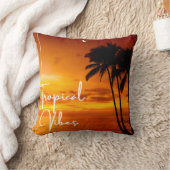 Tropical Vibes Doppelseitiges Kissen (Decke)