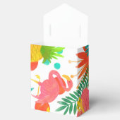 Tropical Vibes Floral Blätter Summer Luau Party Geschenkschachtel (Geöffnet)