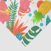 Tropical Vibes Floral Blätter Summer Luau Party Seidenpapier (Ausschnitt)