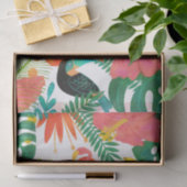 Tropical Vibes Floral Blätter Summer Luau Party Seidenpapier (Geschenk)