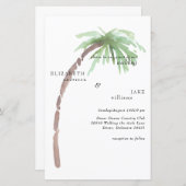Tropical Vibes Foliage Budget Palm Tree Wedding (Vorne/Hinten)