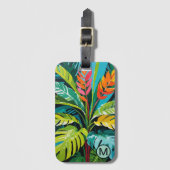 Tropical Vibes Gepäckanhänger (Vorderseite Vertikal)