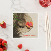 Tropical Vibes Hibiskus Beach Serviette (Beispiel)