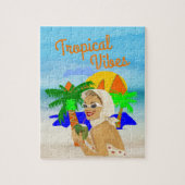 Tropical Vibes Lady Puzzle (Vertikal)