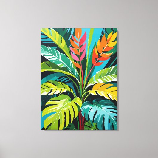Tropical Vibes Leinwanddruck (Vorderseite)