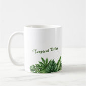 Tropical Vibes - Monstera Leaf Tasse (Links)