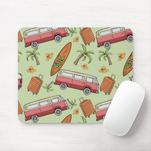 Tropical Vibes Mousepad (Mit Mouse)
