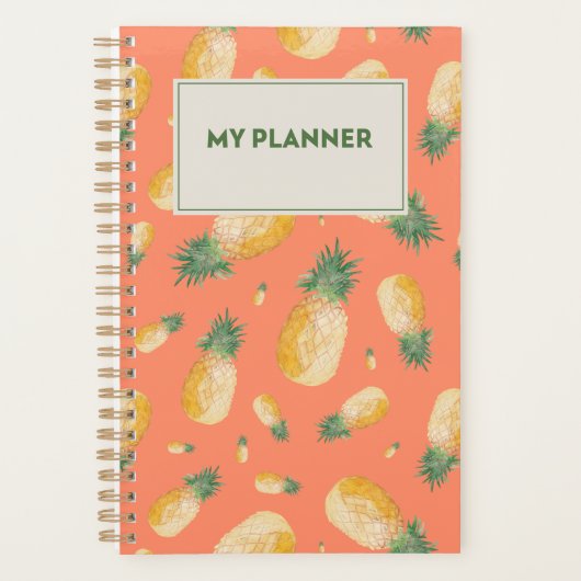 Tropical Vibes Obstgeschichten Planer (Vorderseite)