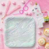 Tropical Vibes on Square Paper Tellers" Pappteller (Party)