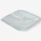 Tropical Vibes on Square Paper Tellers" Pappteller (Gewinkelt)