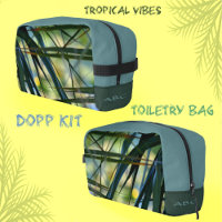 Tropical Vibes Palm Fronds Grüne Toilette