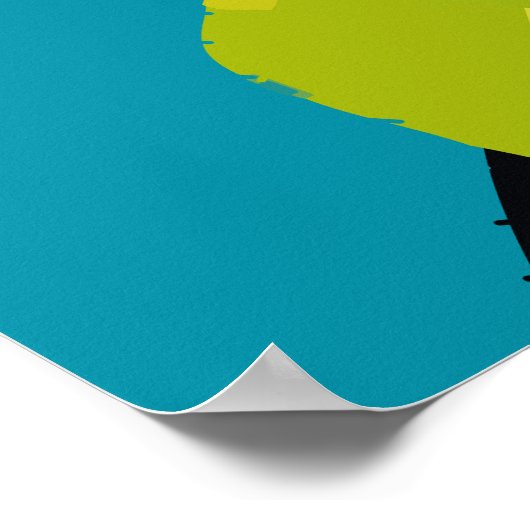 Tropical Vibes Poster (Ecke)