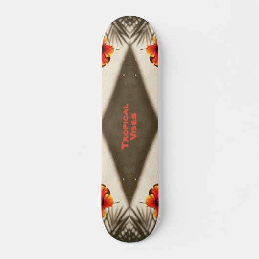 Tropical Vibes Skateboard (Vorne)