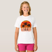 Tropical Vibes, Sunset Beach T-Shirt (Vorne ganz)