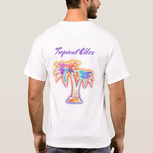 Tropical Vibes T-Shirt (Rückseite)