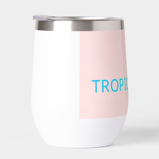 Tropical Vibes Water Flasche - Blush Aqua (Rechts)