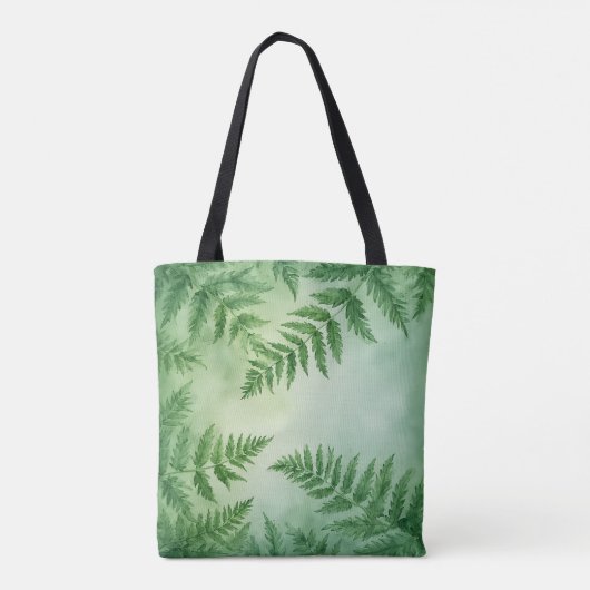 Tropical Vibes Watercolor Totbeutel Tasche (Rückseite)