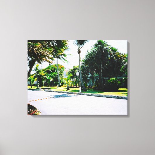Tropical ViewPoint Canvas Print Leinwanddruck (Vorderseite)