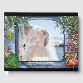 Tropical Vintag Blue Marble Palace Gästebuch (Vorderseite)