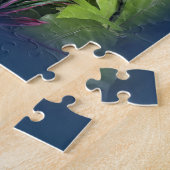 Tropical Vintag Blue Marble Palace Puzzle (Seite)