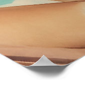 Tropical Vintag Paradise Vibes Poster (Ecke)