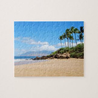 Tropical Wailea Beach, Maui Hawaii Puzzle