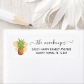 Tropical Watercolor Ananas Script Typografy (Insitu)