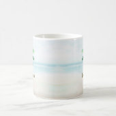 Tropical Watercolor Beach Palm Tree Kaffeetasse (Mittel)