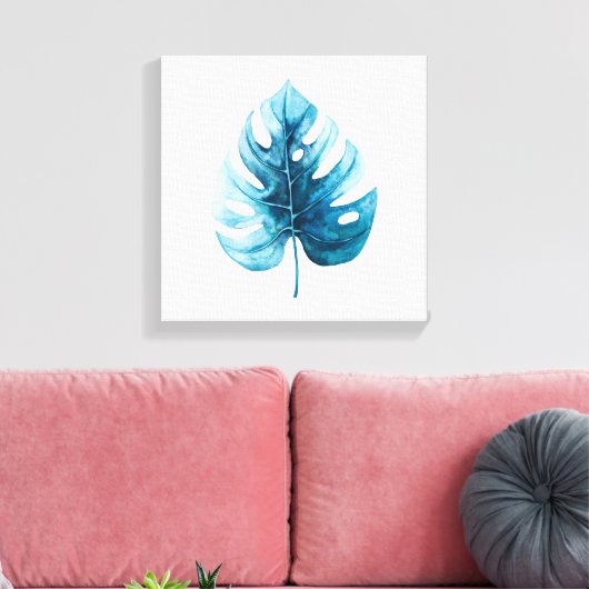 Tropical Watercolor Leinwanddruck (Insitu (Wohnzimmer))