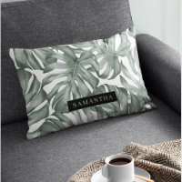 Tropical Watercolor Modern Oasis Leaves