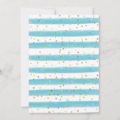 Tropical Watercolor Poolside Summer Baby Dusche Einladung (Rückseite)