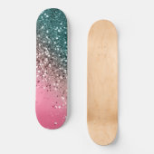 Tropical Watermelon Glitter #2 Skateboard (Vorderseite)