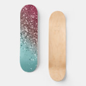 Tropical Watermelon Glitzer #1 Skateboard (Vorderseite)