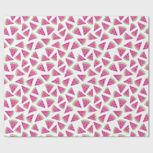 Tropical Watermelon Pattern Geschenkpapier (Flach)