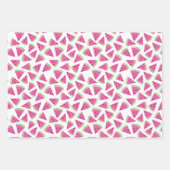 Tropical Watermelon Pattern Geschenkpapier Set (Vorderseite 2)