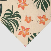Tropical Watermelon Summer Pattern Seidenpapier (Ausschnitt)