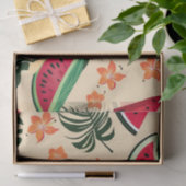 Tropical Watermelon Summer Pattern Seidenpapier (Geschenk)