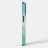 Tropical Waters Gradient Monogram Name  Case-Mate iPhone Hülle (Rückseite / Rechts)