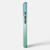 Tropical Waters Gradient Monogram Name  Case-Mate iPhone Hülle (Rückseite / Links)