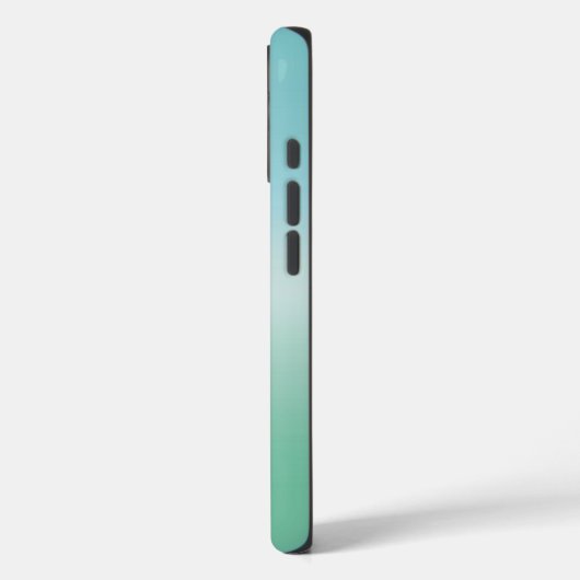 Tropical Waters Gradient Monogram Name  Case-Mate iPhone Hülle (Rückseite / Links)