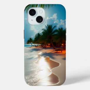Tropical Waves Blauer Himmelsstrand Case-Mate iPhone Hülle